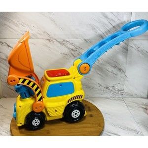 VTech Pop-a-Balls Push & Pop Bulldozer Lights Sounds Just Tractor Kids Toy Works